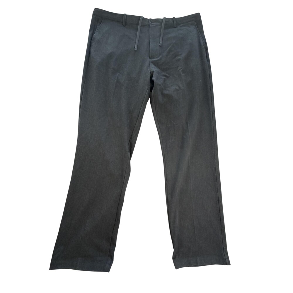 Quince Pants Mens 44x34 Gray Ultra-Stretch 24/7 Smart Slim Chino Travel